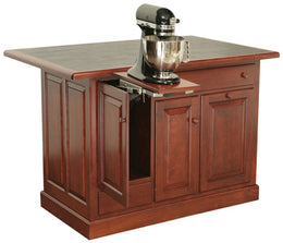 Amish Madeline Mixer Lift Island Cabinet
