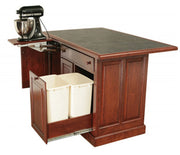 Amish Madeline Mixer Lift Island Cabinet
