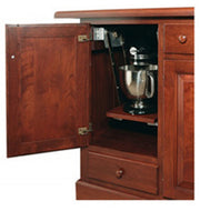 Amish Madeline Mixer Lift Island Cabinet