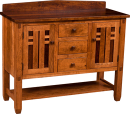 Amish Bungalow 2-Door/3-Drawer Sideboard