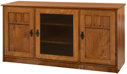 Amish Dover Mission 3-Door TV Stand