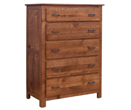 Amish Farm Size Mission 5 Drawer Chest