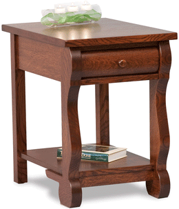 Amish Old Classic Sleigh End Table
