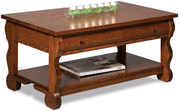Amish Old Classic Sleigh Coffee Table
