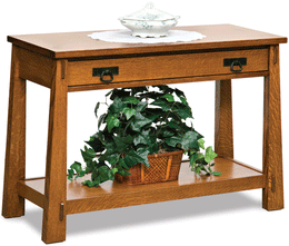 Amish Modesto Open Sofa Table