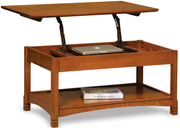 Amish East Lake Open Lift-Top Coffee Table