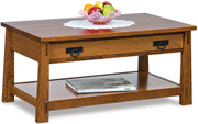 Amish Modesto Open Coffee Table