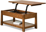 Amish Modesto Open Lift-Top Coffee Table