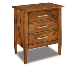 Amish Imperial 3 Drawer Nightstand
