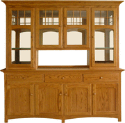 Amish Baltimore Hutch with Center Opening