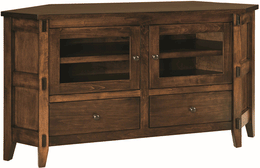 Amish Bungalow Large Corner TV Unit