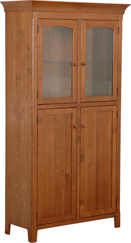 Amish Cambridge Dining Cabinet with Short Doors