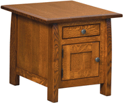 Amish Henderson Cabinet End Table