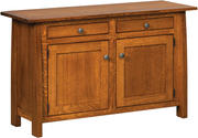 Amish Henderson Cabinet Sofa Table