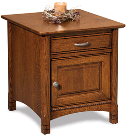 Amish East Lake Enclosed End Table