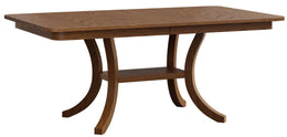 Amish Carlton Double Pedestal Table