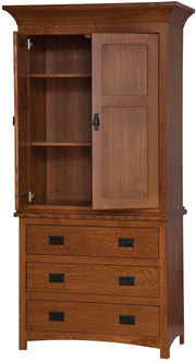 Amish Michaels Mission Armoire