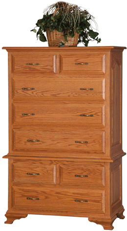 Amish Crown Villa Chest on Chest