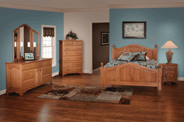 Amish Crown Villa Bedroom Set