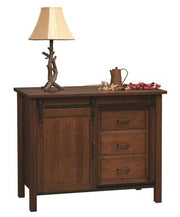 Amish Winston Buffet 3 Drawer with Sliding Door