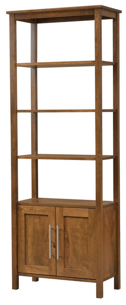 American-Made Ugo Bookcase with Doors