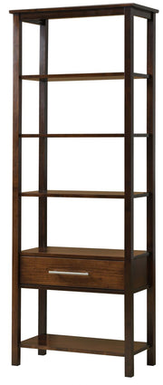 American-Made Ugo Bookcase with Middle Drawer