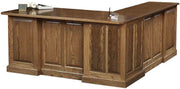Amish Heirwood Computer Desk with Hutch A
