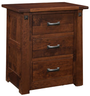 Amish Freehold Estate 3-Drawer Nightstand