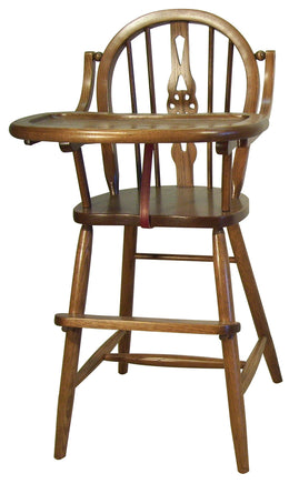 Amish Windsor High Chair in Oak