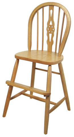 Amish Windsor Youth Chair in Oak