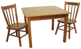Amish Child's Square Table Set