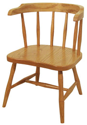 Amish Child's Wrap Around Chair in Oak