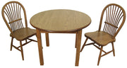 Amish Child's Round Table Set in Oak