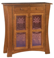 Amish Arts & Crafts Pie Safe with Copper
