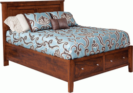 Amish Hyland Park Platform Bed