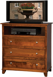 Amish Hyland Park TV Chest of Drawers