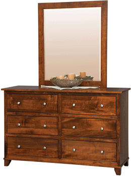 Amish Hyland Park Dresser with Mirror