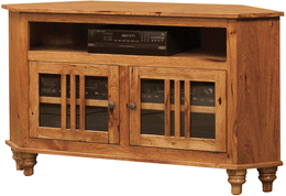 Amish Harvest Corner TV Stand