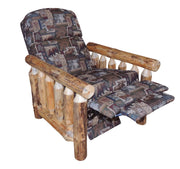Amish Blue Ridge Rustic Pine Recliner