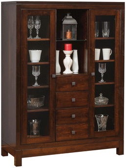 Amish Rochester China Cabinet