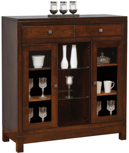 Amish Rochester Small China Cabinet