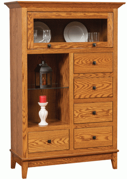 Amish Canterbury Cabinet