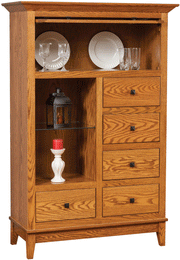 Amish Canterbury Cabinet