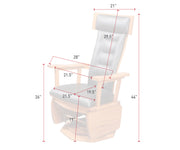 Amish London Swivel Glider