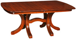 Amish Williamson Double Pedestal Table
