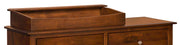 Amish Monterey 6 Drawer Dresser with Changing Box Top