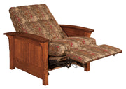 Amish Skyline Panel Chair Recliner