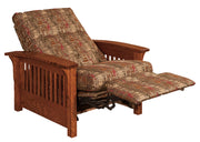 Amish Skyline Slat Chair Recliner
