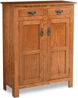 Amish Mission Pie Safe with Drawers