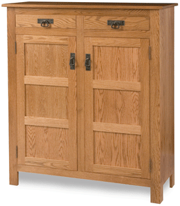 Amish Mission Large Pie Safe with Drawers